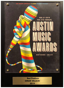 Austin Chronicle award, Best Producer 2019